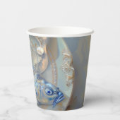 Vis - Papieren kopjes Maat 236ml Papieren beker (Achterkant)