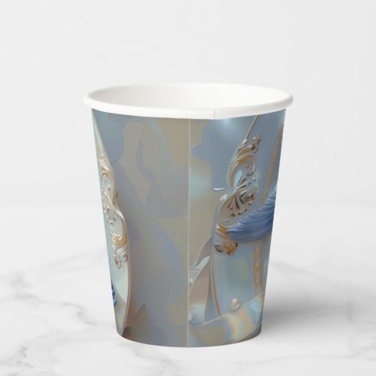 Vis - Papieren kopjes Maat 236ml Papieren beker (Rechts)