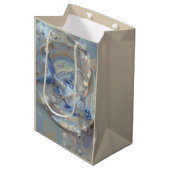 Vis - papieren zak medium cadeauzakje (Voorkant Gekanteld)