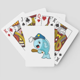 Vis Politieagent Politiepet Pokerkaarten