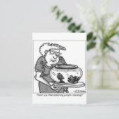 Vis relaxen door mensen te bekijken briefkaart (Staand voorkant)