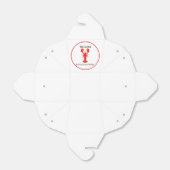 Vis restaurant welkom rode kreeft Personaliseren Bedankdoosjes (Uitgevouwen)