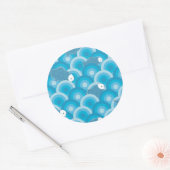 vis ronde sticker (Envelop)