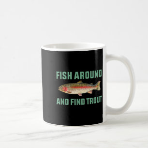 Vis Rondzwemmen En Vind Forel Grappige Visgrappen Koffiemok