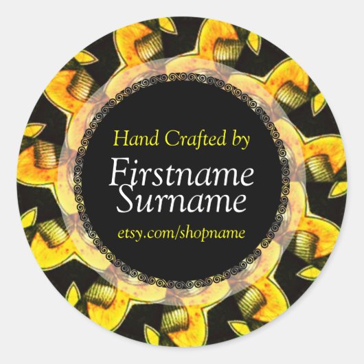 Vis rouillées tourbillon artisanal par Sticker Éti (Devant)