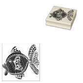 vis 	rubberstempel (Gestempeld)