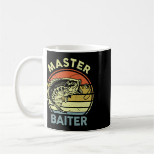 Vis-shirt Papa Opa Meester-visser Grappig Koffiemok