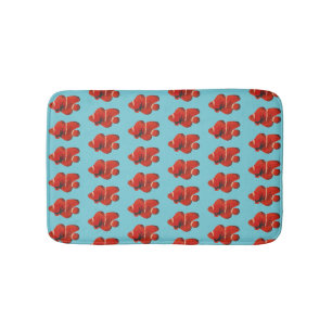 Vis Sinaasappel Clownfish Patroon Badmat