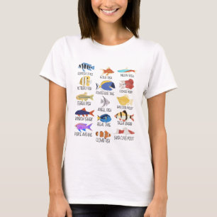 Vis Soorten Zoetwater Vis Visser T-shirt