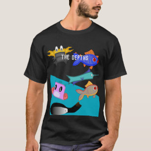 Vis Spel/Visser De diepten T-shirt