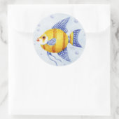 Vis Stickers grillige engelvis (Tas)