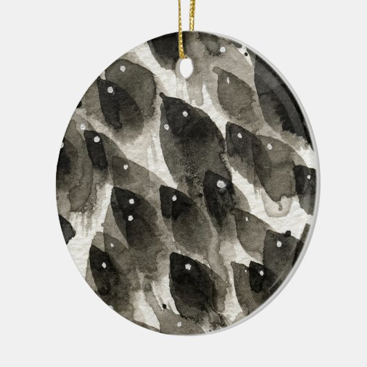 Vis Storm Keramisch Ornament (Links)