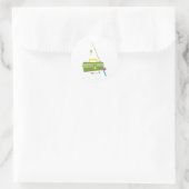 Vis & Tackle Box Ronde Sticker (Tas)