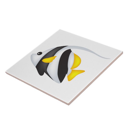 vis tegeltje (Zijkant)