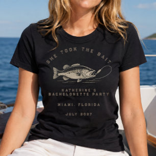 Vis Thema Aangepaste Vissers Afscheid Feest Voor V T-shirt