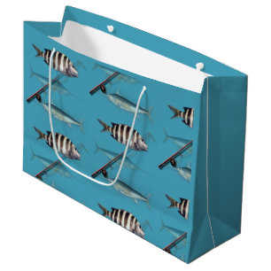 Vis Thema Volwassen Mannen Verjaardag Groot Cadeauzakje