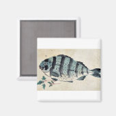 Vis Ukiyo-e. Magneet (Voorkant / Achterkant)