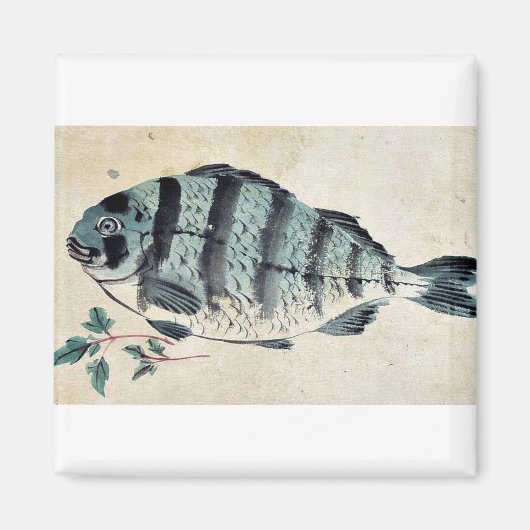 Vis Ukiyo-e. Magneet (Voorkant)