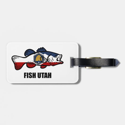 Vis Utah Bagagelabel (Achterkant horizontaal)