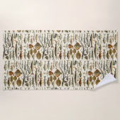  vis van Adolphe Millot Strandlaken (Voorkant)