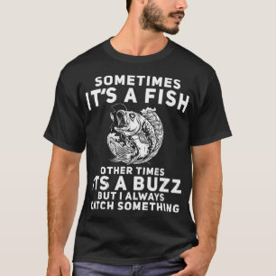 Vis vangen en loslaten t-shirt