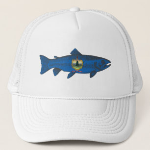 Vis Vermont Vlag Forel Trucker Pet