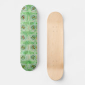 Vis vert Peacock Skateboard (Recto)