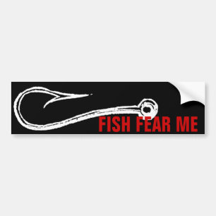 VIS VOOR ME HOOK BUMPERSTICKER