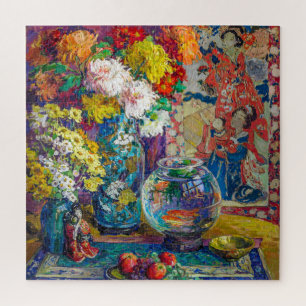 Vis, vruchten en bloemen   Kathryn E. Cherry   Legpuzzel