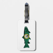 Vis Washington State Forel Bagagelabel (Achterkant verticaal)