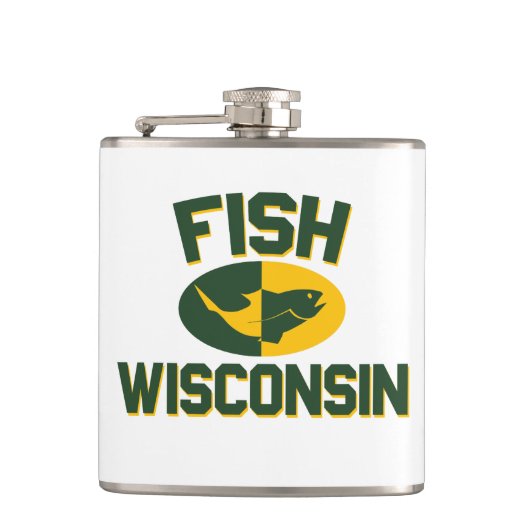 Vis Wisconsin Heupfles (Voorkant)