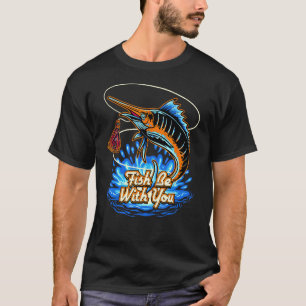 Vis zij met je Vis Humor Visser Grappig T-shirt