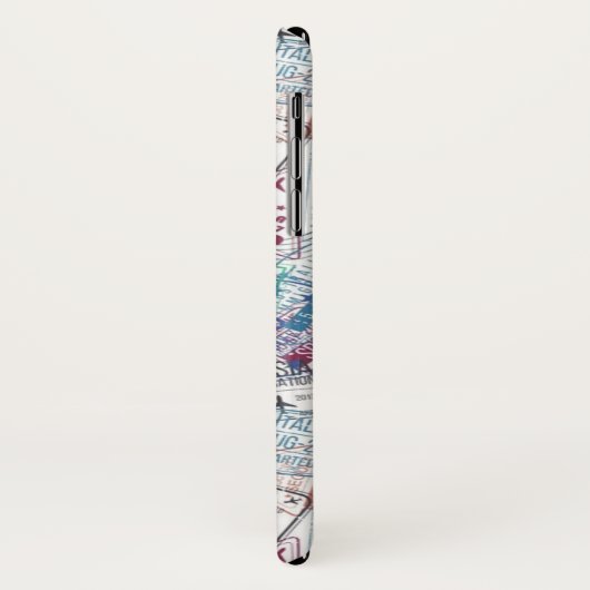 visa coque iphone (Dos/Gauche)