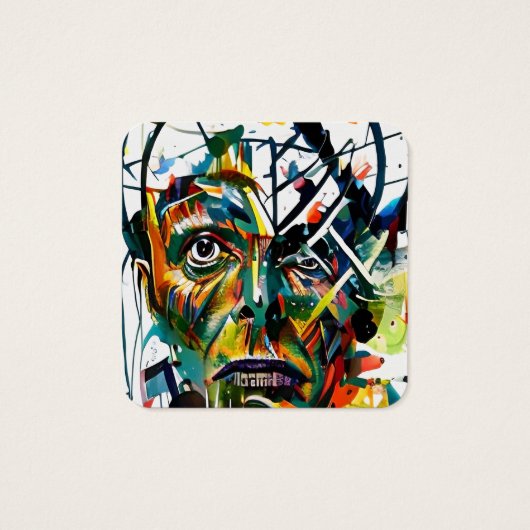 Visage Abstrait d'un alien (Dos)