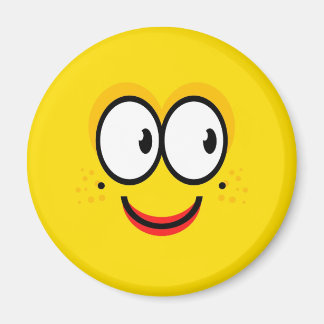 Visage - Aimant jaune