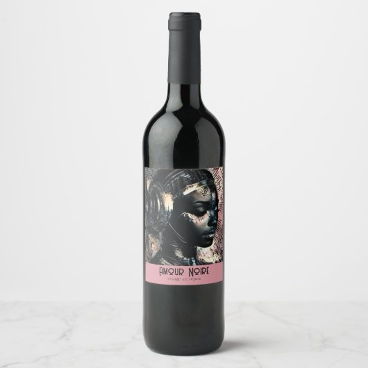 Visage au repos, BHM, Wijn Etiket (Voorkant)