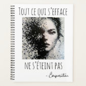 Visage brumeux en noir et blanc  (Devant)