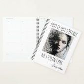 Visage brumeux en noir et blanc  planner (Display)