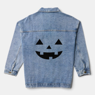 Visage Citrouille d'Halloween effrayant avec des f