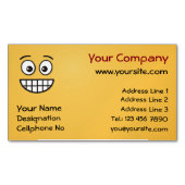 Visage de broyage avec Aimant Carte de visite des  (devant)