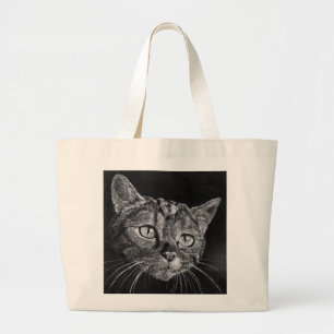 Visage de chat d'art de sac