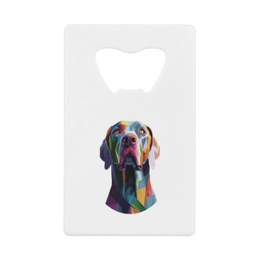 Visage de Chien Rasterisé de Style WPAP (Devant)