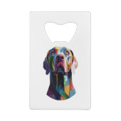 Visage de Chien Rasterisé de Style WPAP (Dos)
