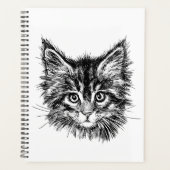 Visage de Kitten noir et blanc (Devant)