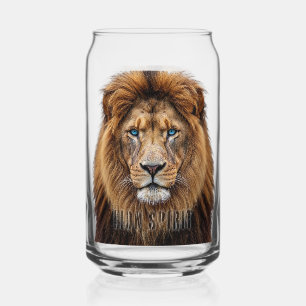 Visage de lion majestueux aux yeux bleus Faune A