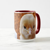 Visage de poulet bébé, Mug de café (Devant droit)