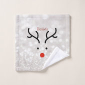 Visage de Renne Adorable, Bokeh (Gant de toilette)