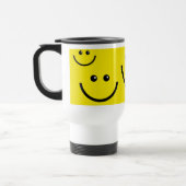 Visage de sourire - soyez tasse heureuse de voyage (Gauche)