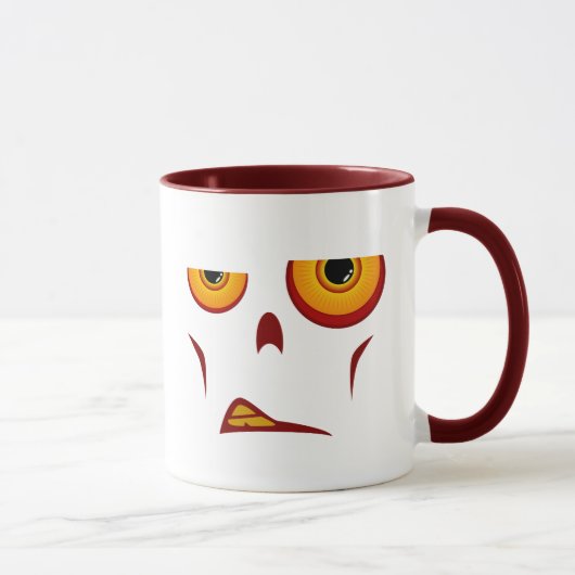 Visage de zombi - tasse de vrille (Droite)