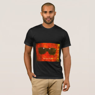 Visage doré : "BOLD" Black - T-shirt Col Cou Homme